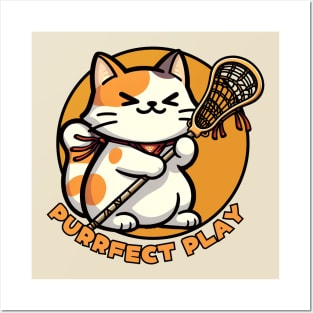 Lacrosse kitty Posters and Art